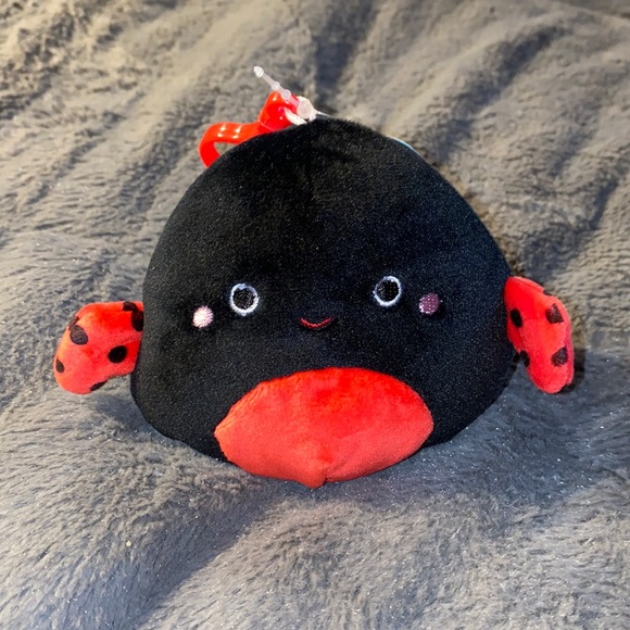 🧸Squishmallow “Trudy” ladybug 3.5” clip BNWT - Picture 1 of 3